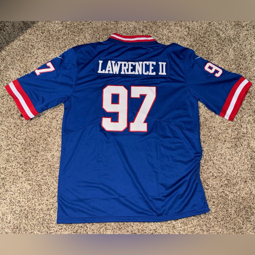 Dexter Lawrence II #97 Jersey | New York Giants | Royal Classic | Size: L